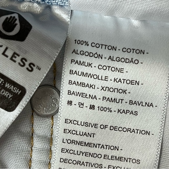 Levi’s 501 High Rise Button Fly Cutoff Shorts Women’s 32 Light Wash Distressed - Picture 7 of 10